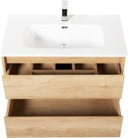 Тумба под раковину BelBagno Kraft 80 KRAFT-800-2C-SO-RNN подвесная Rovere Nebrasca Nature МДФ / ЛДСП