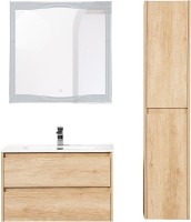 Тумба под раковину BelBagno Kraft 80 KRAFT-800-2C-SO-RNN подвесная Rovere Nebrasca Nature МДФ / ЛДСП