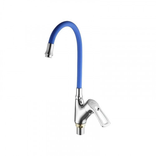 Смеситель для кухни Fashun A4466+A7253 цвет Хром Синий