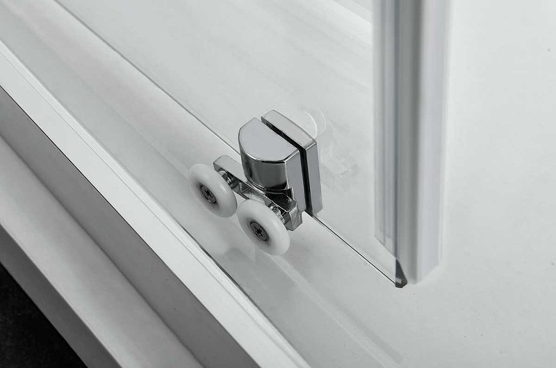 Душевая дверь Vincea Alpha 120 VDS-3AL120CLGM профиль Вороненая сталь стекло прозрачное