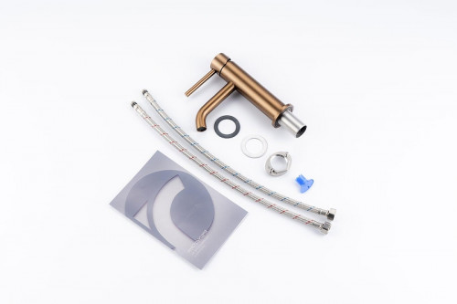 Смеситель для раковины Knotlor Eclipse SS-20/RB цвет Бронза