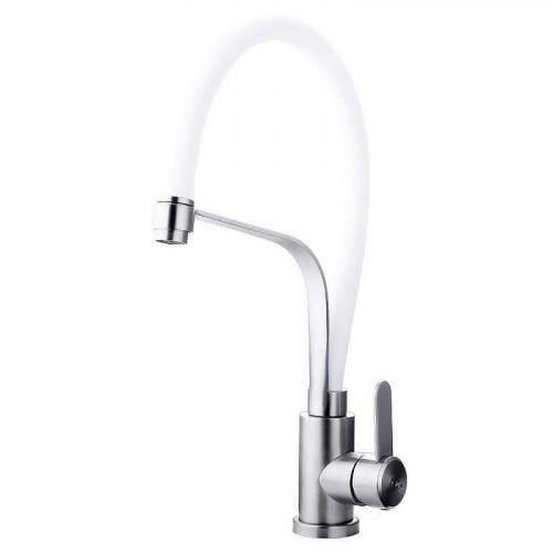 Смеситель для кухни Fashun A54012-8 цвет Сатин Белый