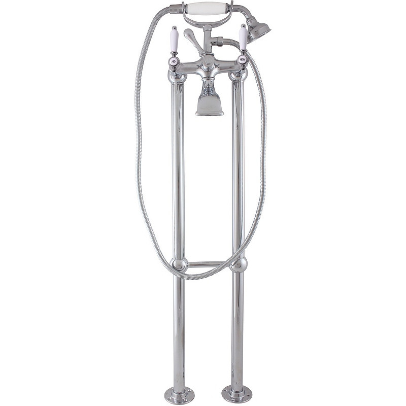 Смеситель для ванны Rav Slezak Morava retro MK550.5/2 Хром латунь на пол