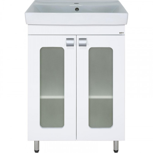 Тумба с раковиной Misty Урал 60 УТ000011701 Белая