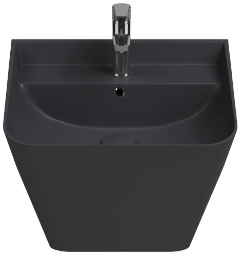 Раковина напольная Isvea Sott'Aqua 50 10SQ37002-2C цвет Антрацит матовый