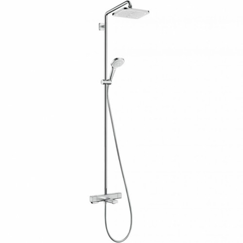 Душевая система Hansgrohe Croma E Showerpipe 27687000 с термостатом Хром латунь на стену