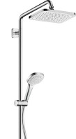 Душевая система Hansgrohe Croma E Showerpipe 27687000 с термостатом Хром латунь на стену