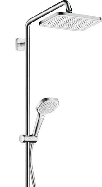 Душевая система Hansgrohe Croma E Showerpipe 27687000 с термостатом Хром латунь на стену