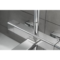 Душевая система Hansgrohe Croma E Showerpipe 27687000 с термостатом Хром латунь на стену