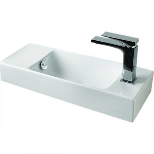 Раковина Artceram Brick 54 LML002 01 00 Белая фарфор подвесная, накладная