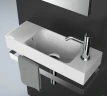 Раковина Artceram Brick 54 LML002 01 00 Белая фарфор подвесная, накладная