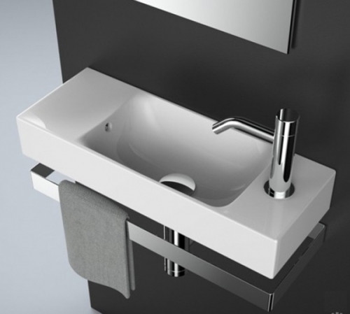 Раковина Artceram Brick 54 LML002 01 00 Белая фарфор подвесная, накладная