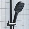 Душевая система Damixa Merkur 940730300 Черная матовая латунь на стену