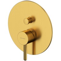 Смеситель для ванны Whitecross Y brushed gold YSET06TOPGLB Брашированное золото латунь встраиваемый