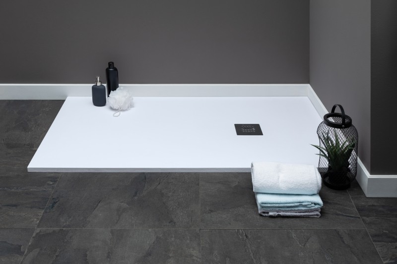 Душевой поддон из искусственного камня Aquanet Pleasure 140x90 256306 с антискользящим покрытием