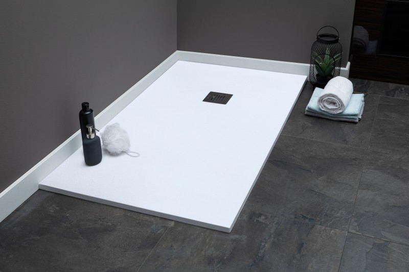 Душевой поддон из искусственного камня Aquanet Pleasure 140x90 256306 с антискользящим покрытием