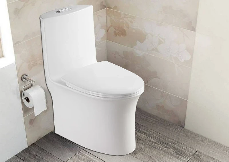 Унитаз моноблок Azario Luna AZ-1037 с бачком и сиденьем Микролифт