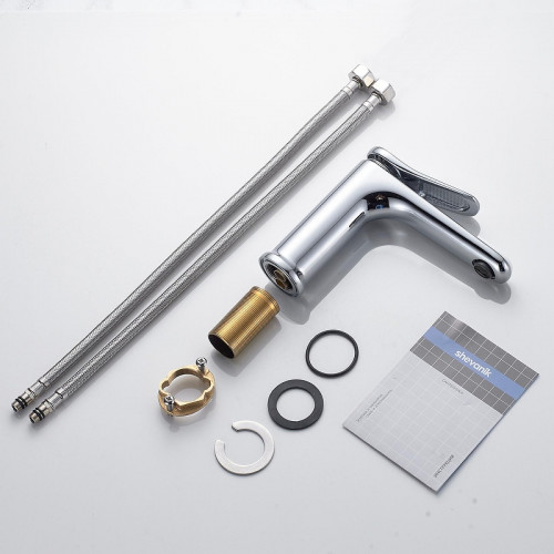 Смеситель для раковины Shevanik S4701 цвет Хром