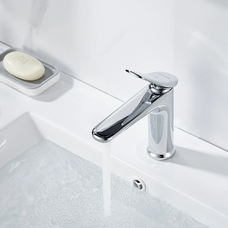 Смеситель для раковины Shevanik S4701 цвет Хром