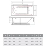 Акриловая ванна Vayer Boomerang 170x75 Гл000009590 без гидромассажа