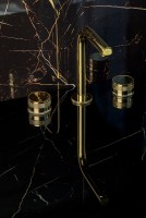 Смеситель для раковины Boheme Prestige 152-G-PR Золото латунь