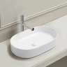 Раковина-чаша Vincea 60 VBS-50760 Белая фарфор накладная