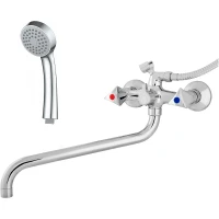 Смеситель для ванны Melodia della vita Dinatro Rus MDV40141R универсальный Хром