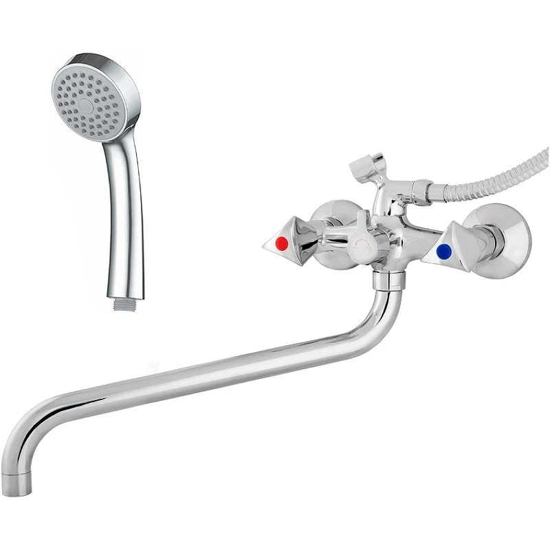 Смеситель для ванны Melodia della vita Dinatro Rus MDV40141R универсальный Хром