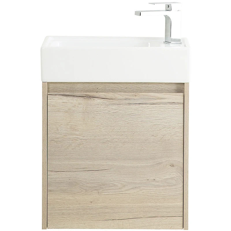 Тумба под раковину BelBagno Kraft Mini 50 R KRAFT MINI-500/260-1A-SO-RGB-R подвесная Rovere Galifax Bianco МДФ / ЛДСП
