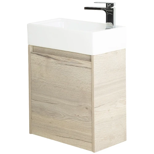 Тумба под раковину BelBagno Kraft Mini 50 R KRAFT MINI-500/260-1A-SO-RGB-R подвесная Rovere Galifax Bianco МДФ / ЛДСП