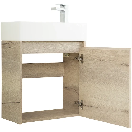 Тумба под раковину BelBagno Kraft Mini 50 R KRAFT MINI-500/260-1A-SO-RGB-R подвесная Rovere Galifax Bianco МДФ / ЛДСП