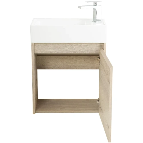 Тумба под раковину BelBagno Kraft Mini 50 R KRAFT MINI-500/260-1A-SO-RGB-R подвесная Rovere Galifax Bianco МДФ / ЛДСП