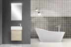 Тумба под раковину BelBagno Kraft Mini 50 R KRAFT MINI-500/260-1A-SO-RGB-R подвесная Rovere Galifax Bianco МДФ / ЛДСП