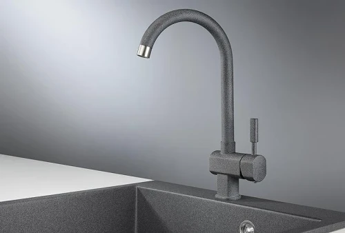 Смеситель для кухни Granula Standart 31-ST цвет Графит
