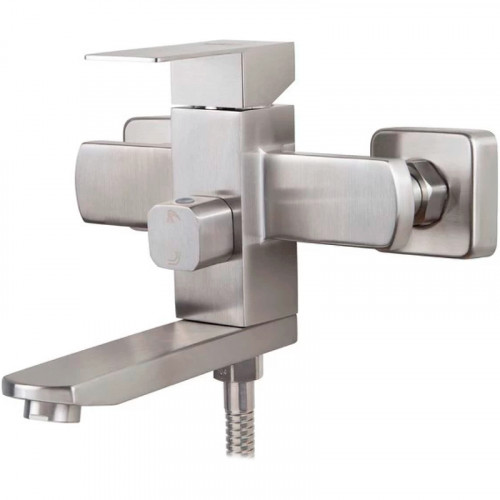 Смеситель для ванны Viko V-7732 Серебро латунь на стену