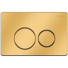 Кнопка смыва для инсталляции Caprigo DEW Steel DS001-oro Золото матовое