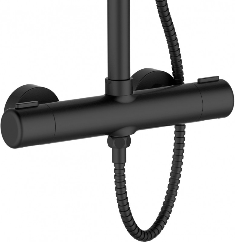 Душевая система Orange T02S4-912b Черный латунь на стену