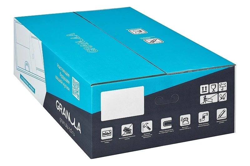 Кухонная мойка Granula 78 7804 цвет Графит
