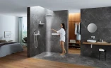Верхний душ Hansgrohe Rainfinity 26231700 Белый матовый алюминий на потолок
