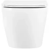 Комплект унитаза с инсталляцией BelBagno Uno BB3105CHR/SC/BB002-80/BB014-SR-BIANCO с сиденьем Микролифт и Белой клавишей смыва фаянс подвесной