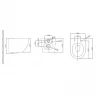 Комплект унитаза с инсталляцией BelBagno Uno BB3105CHR/SC/BB002-80/BB014-SR-BIANCO с сиденьем Микролифт и Белой клавишей смыва фаянс подвесной