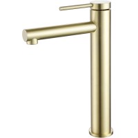 Смеситель для раковины Abber Emotion AF8811G Золото матовое латунь