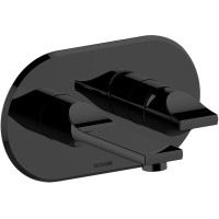 Смеситель для раковины Bossini Apice Z00549.073 Черный матовый латунь встраиваемый