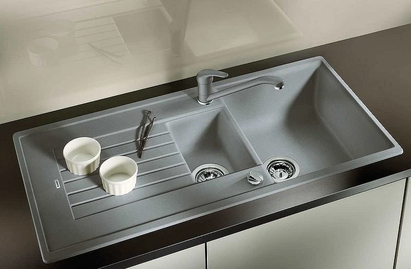 Кухонная мойка Blanco Zia 6S 515072 Кофе искусственный камень (литьевой мрамор) встраиваемый