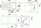 Кухонная мойка Blanco Zia 6S 515072 Кофе искусственный камень (литьевой мрамор) встраиваемый