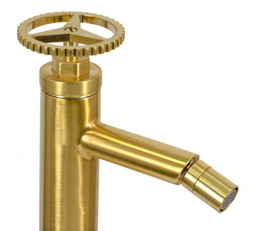 Смеситель для биде Remer Chrono CH20BG цвет Золото брашированное