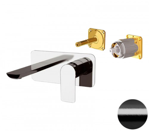 Смеситель для раковины Remer Infinity i15KBCFP цвет Черный брашированный хром