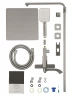 Душевая система Wonzon & Woghand Flex WW-88047072-BN цвет Брашированный никель