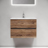 Тумба с раковиной Sancos Urban 70 UR70ECH+Element 70 CN7007 подвесная Дуб чарльстон