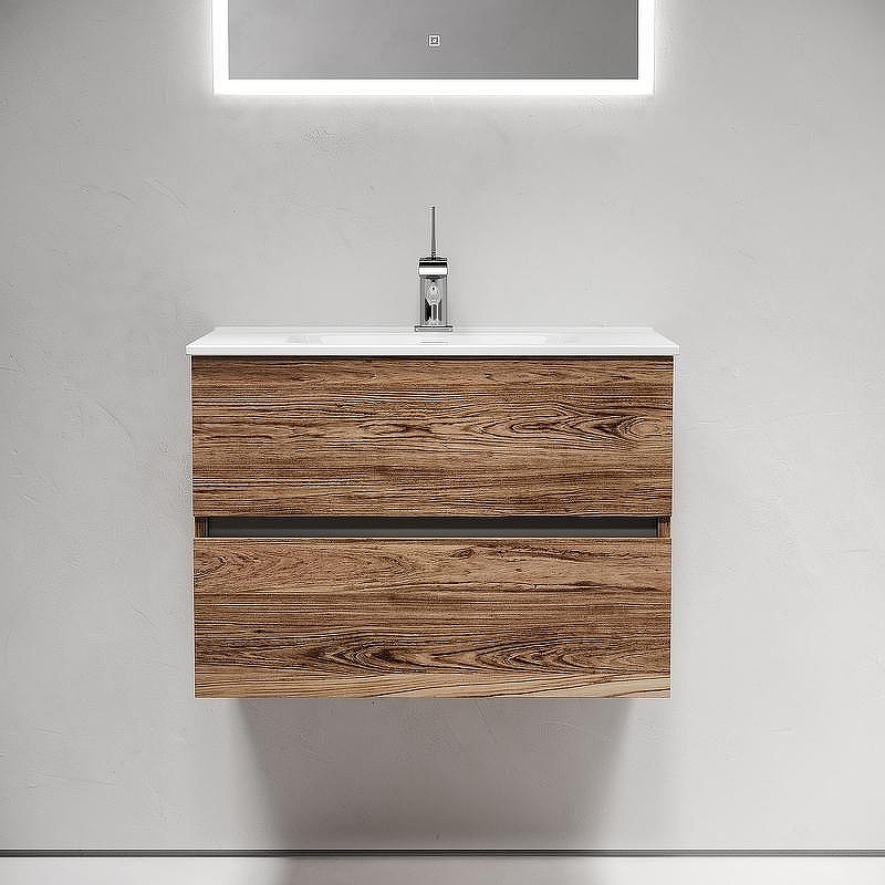 Тумба с раковиной Sancos Urban 70 UR70ECH+Element 70 CN7007 подвесная Дуб чарльстон
